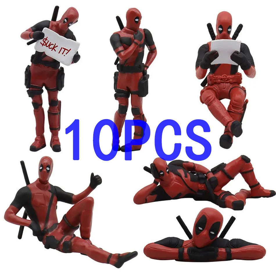 Deadpool & Wolverine Figure Deadpool 3 Figure Cool Cute Movie Figure Toy Doll Model Plush Decoration For Kid Birthday Gifts