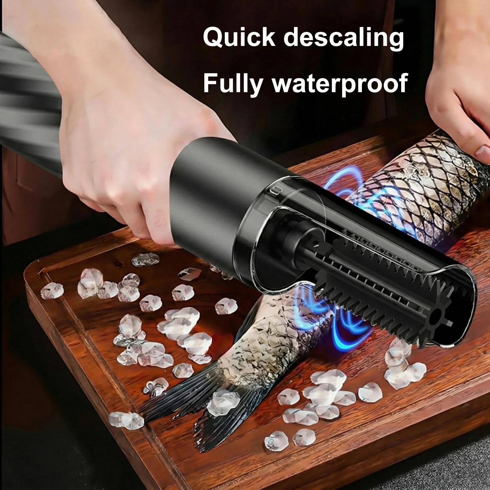 

Portable Electric Fish Scraper Stainless Steel Portable Electric Grater Machine Handheld Fish Scale Remover Home Kitchen Tools