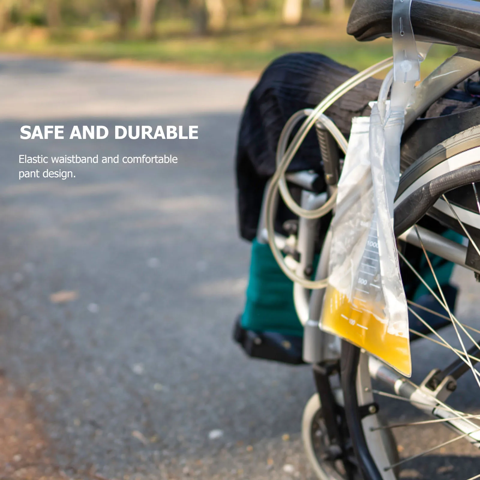 

1Set Incontinence Underwear with Bags Waterproof Breathable Cotton Anti-Leak Male Urinals Underwear for Elderly Disabled