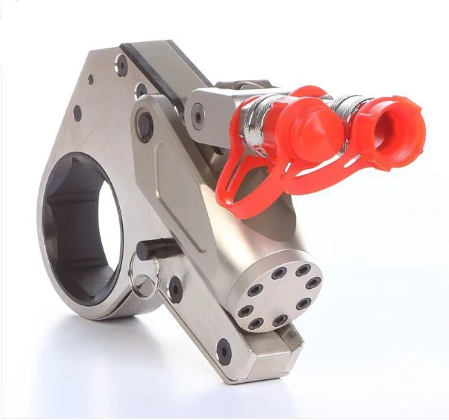 4XLCT 700Bar Hexagon Hollow Cassette Ratchet Adjustable Hydraulic Torque Wrench 585-5858NM for Nuts 36-65MM