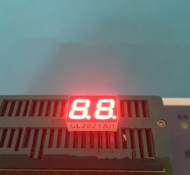 10 Pcs Nieuwe En Originele 2 Bit 0.28 Inch Digitale Buis Led Display Rood Licht 7 Segment Common Cathode/anode