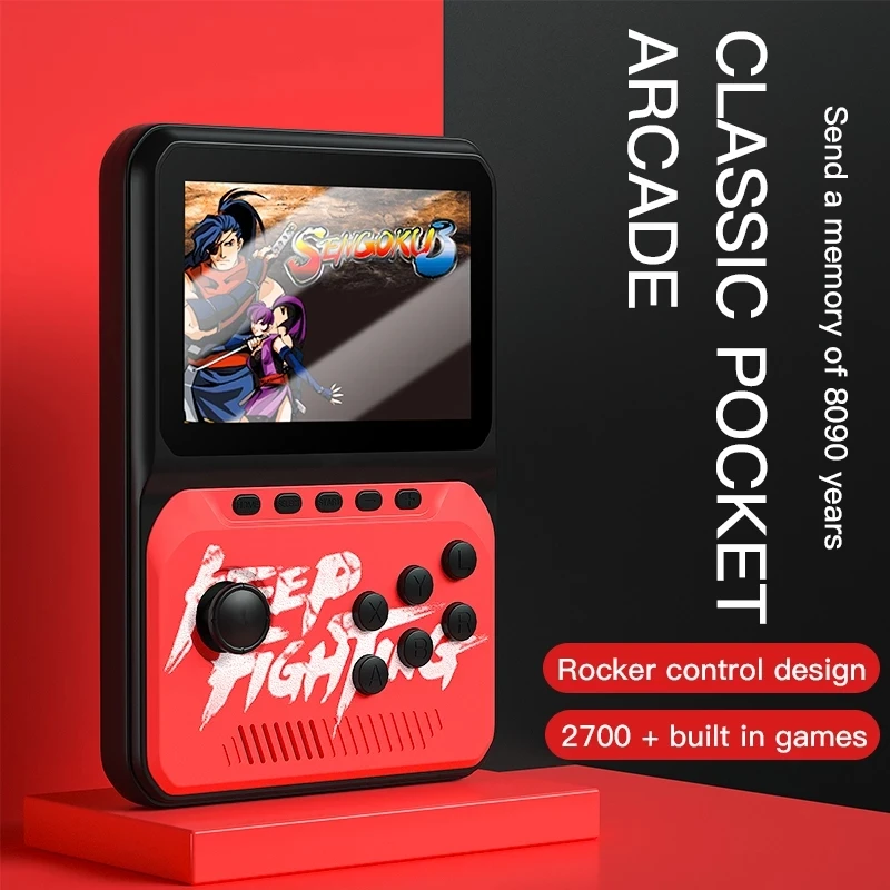 HOT NX-35 Retro Portable Mini Handheld joystick Console 16-Bit 8GB 3.5 Inch LCD Kids Video Game Player Built-in 2700 Games