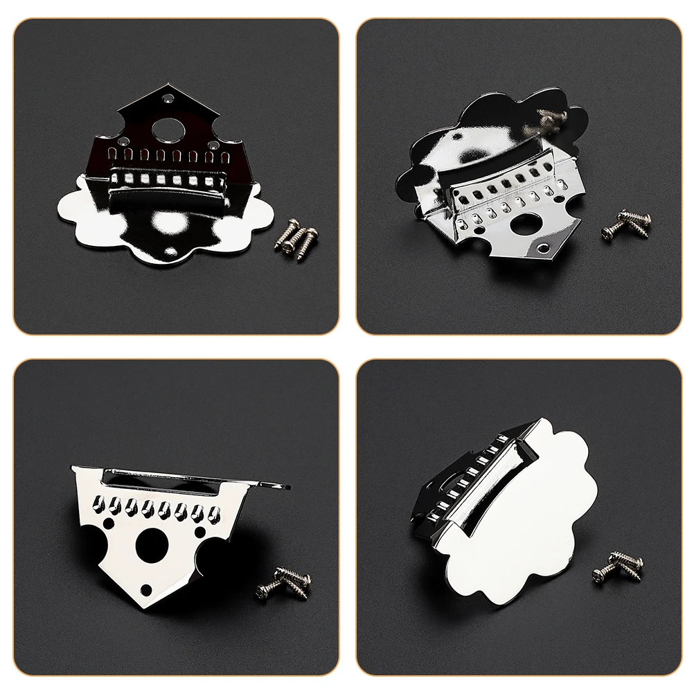 

1 Set Mandolin Tailpiece Replacement Metal String Board Durable Stainless Steel Accurate Tuning Easy Install Fashion Design