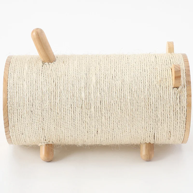 Cat Furniture Stylish Oval Cat House and Scratcher Classic Large Style Pet Toys Cork Pet Cat Tunnel