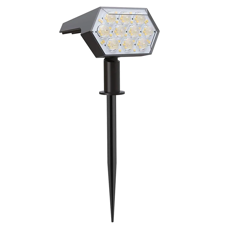 Zonne-verlichting buiten 92 LED zonne-spotverlichting buiten IP67 waterdichte zonne-tuinverlichting 2 in 1 voor tuinveranda