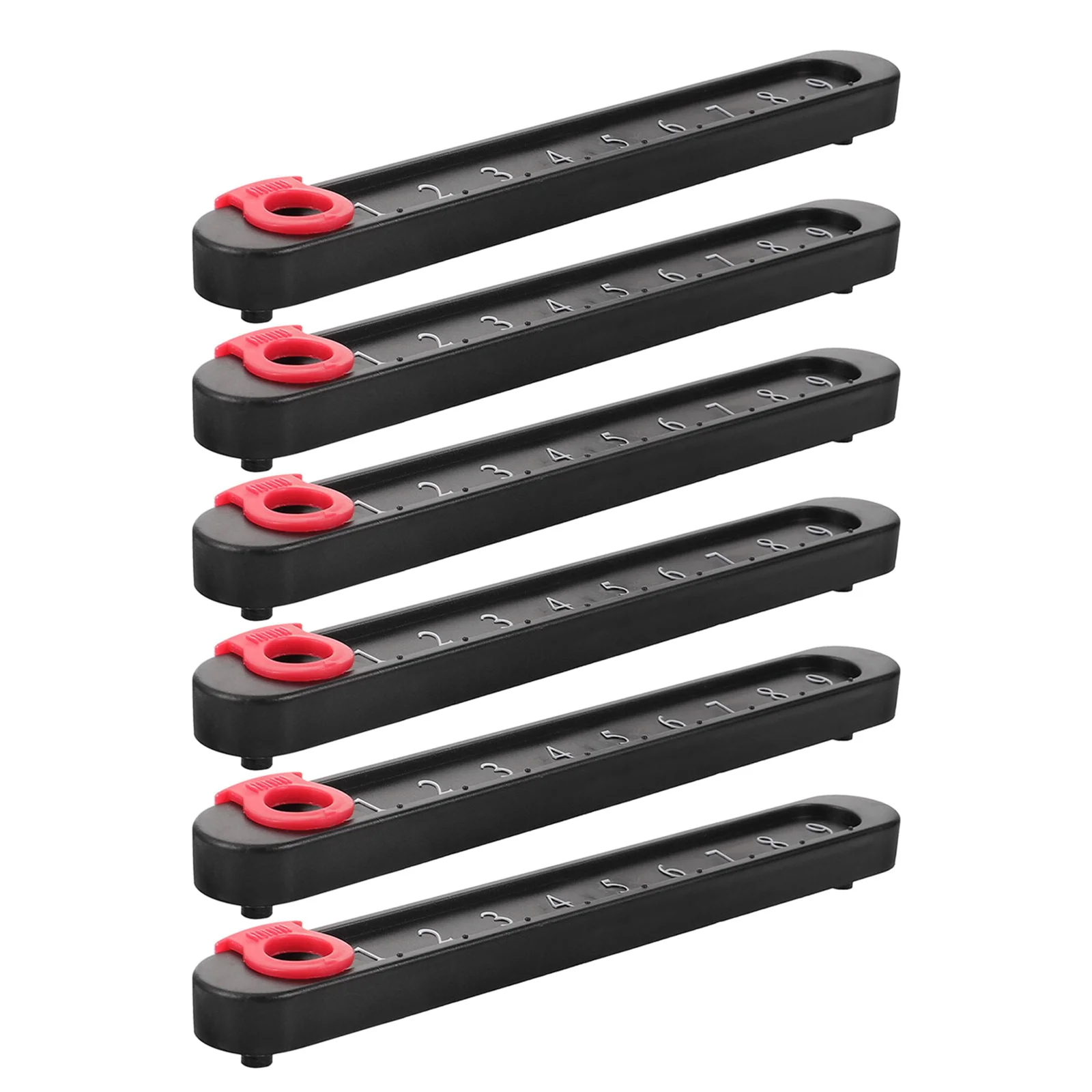 

6Pcs Tabletop Soccer Score Counters Set Precise Tracking Foosball Point Counter Bars Interactive Design for Group Fun and