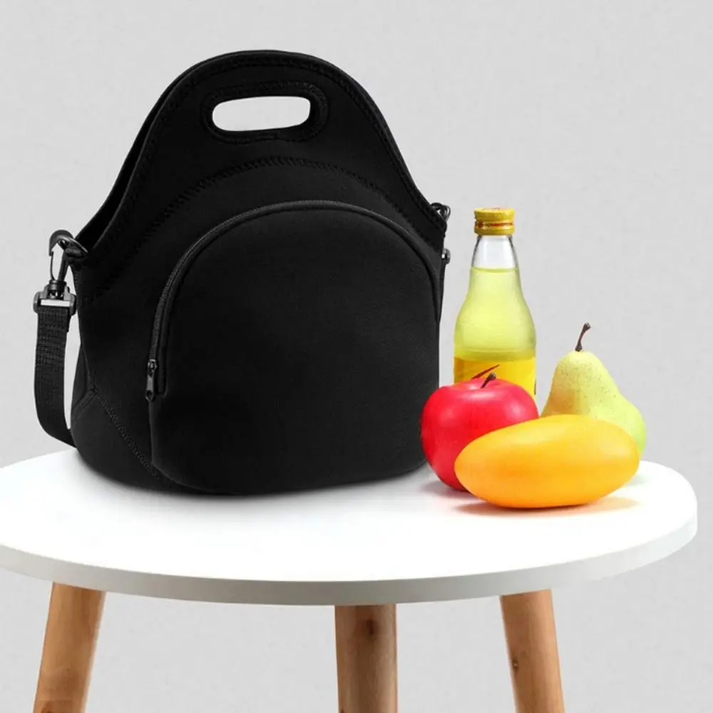

Портативная неопреновая сумка-ланчбокс, герметичная, многоразовая, термоизолированная, универсальная, для обедов и пикников