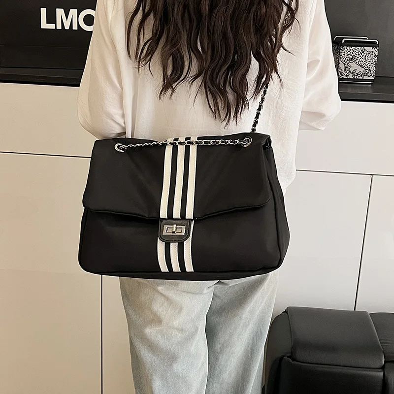 Borsa tote da donna di grande capacità 2025, borsa a tracolla multistrato in vera pelle, borsa da lavoro in formato A4 per pendolari su laptop