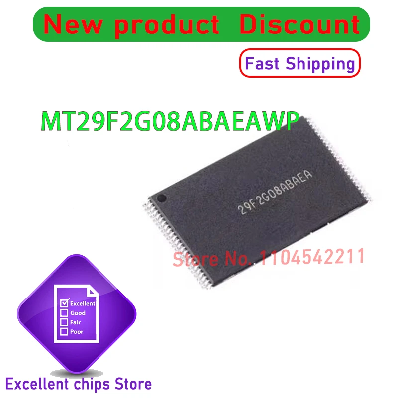 

10 шт. MT29F2G08ABAEAWP: E MT29F2G08ABAEAWPE MT29F2G08ABAEA 29F2G08ABAEA MT29F2G08 29F2G08 TSOP48 Новый оригинальный