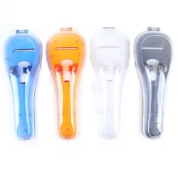 Portable Razor Blades Holder Box for Men, Blue Travel Shaver Case, Shaving Machine, Home Bathroom Accessories, 1 Pc