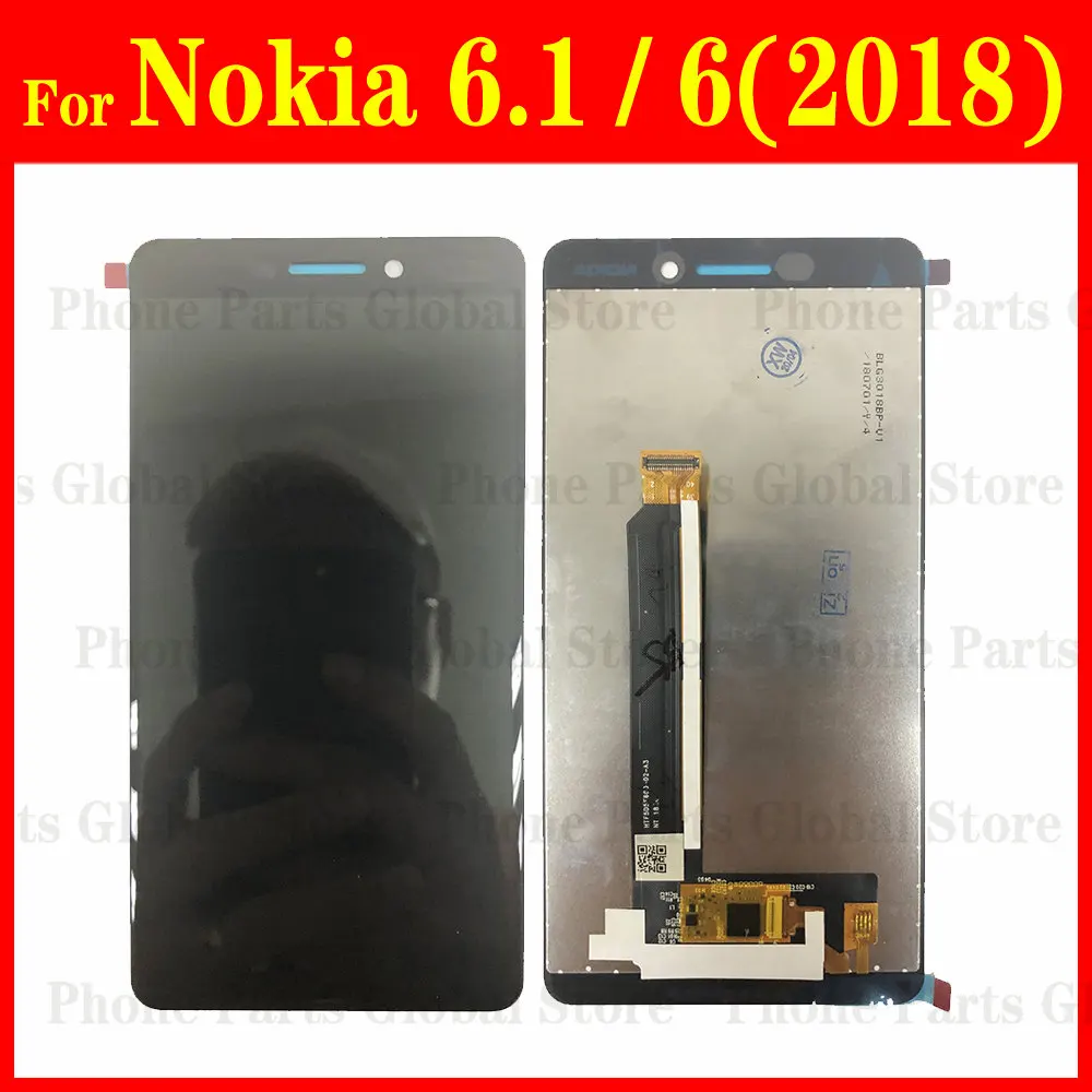 For Nokia 7 Plus 5 5.1 5.4 8 8.1 8.3 2.3 LCD 1 2.2 3.2 4.2 6.1 Display 6 2018 Screen G10 G21 G11 G300 Touch Digitizer Assembly