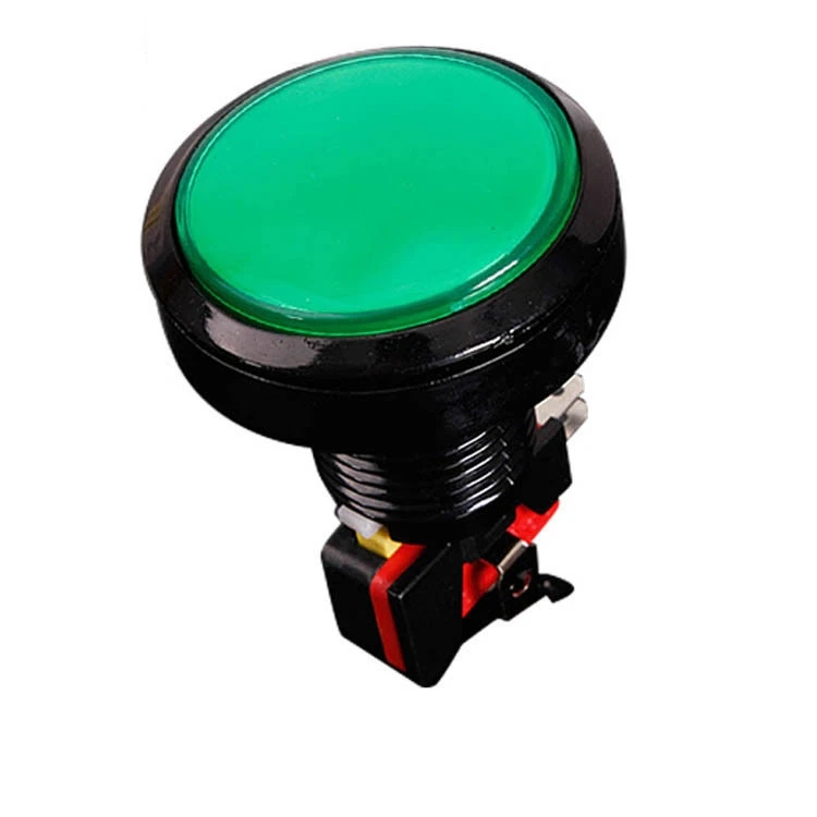 45mm Round Button Switch Parking Equipment Self-Service Water Vending Machine Button Game Machine with Light