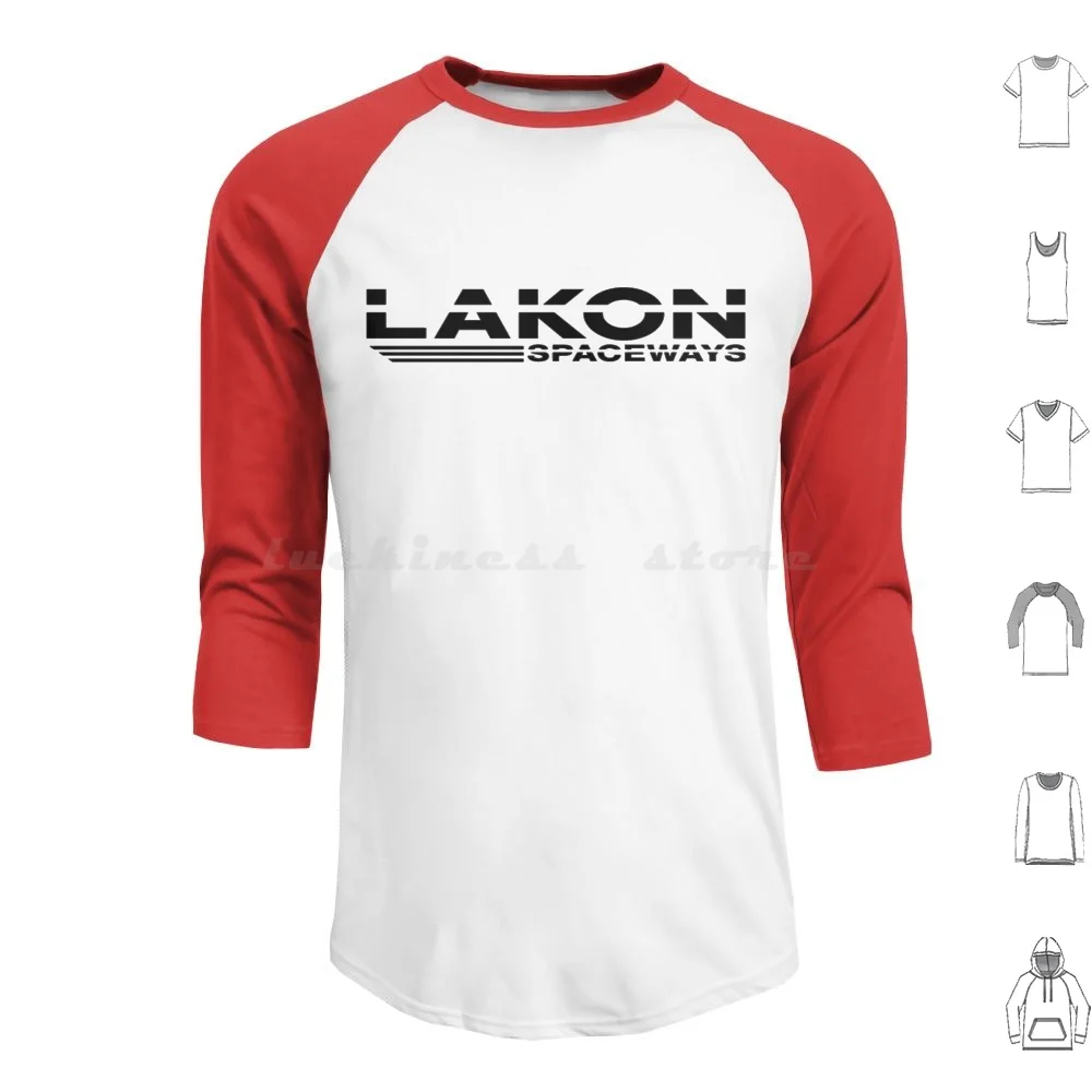 Lakon Spaceways Hoodie cotton Long Sleeve Elite Dangerous Space Mmo Corporation Logo Company Lakon Spaceways Lakon Type 10