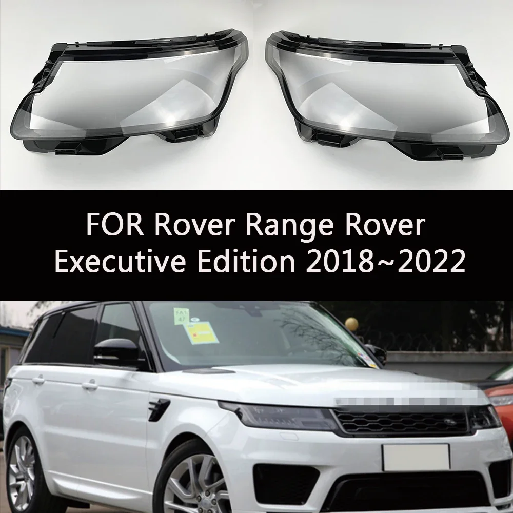 HTTCY For Land Rover Range Rover Executive Edition 2018 2019 2020 2021 2022 Headlight Cover Lens Lampcover Lampshade Headlampe