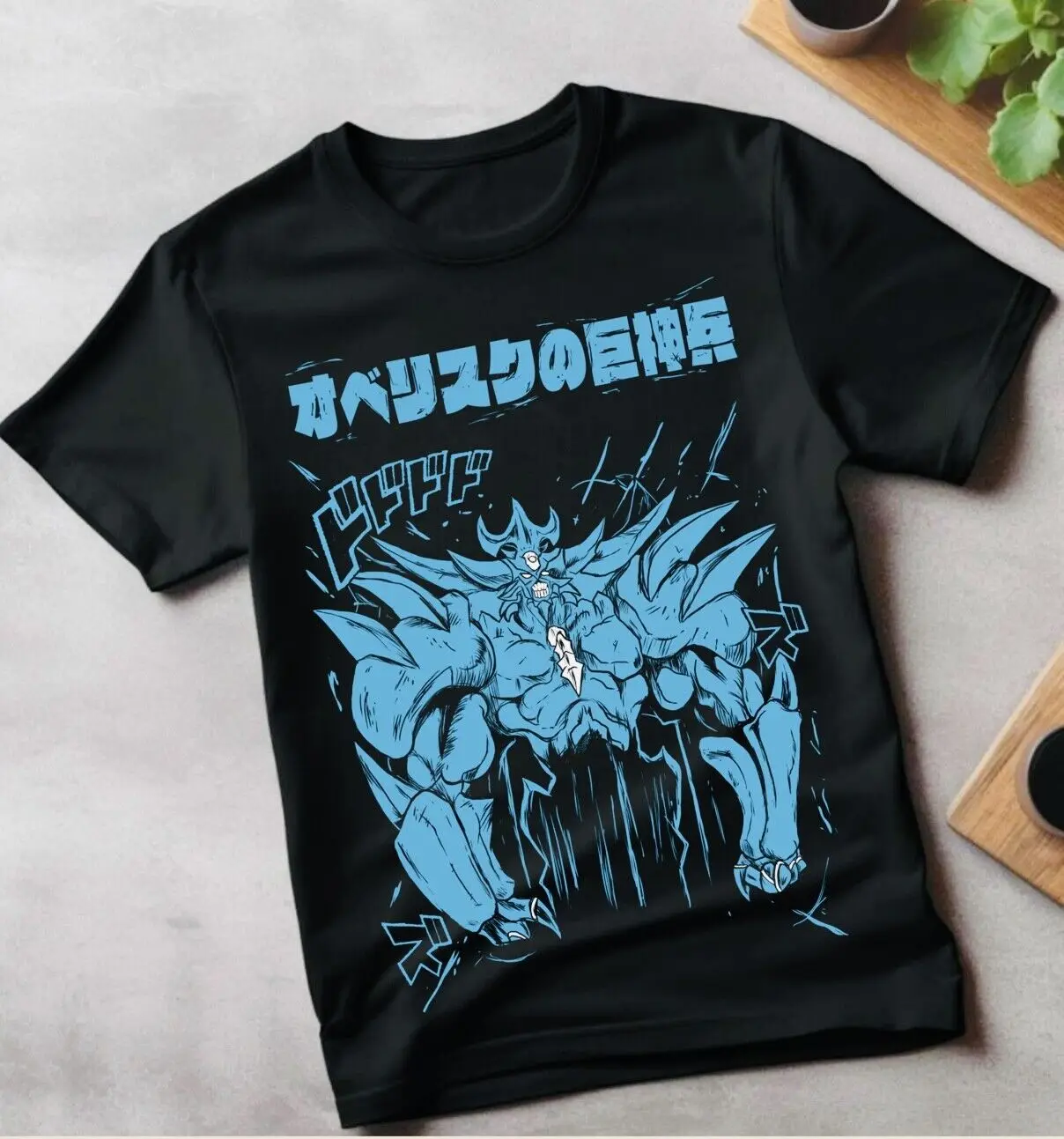 

Obelisk T-Shirt The Tormentor Kaiba Yu Gi Oh Yu-Gi-Oh Black shirt All Size