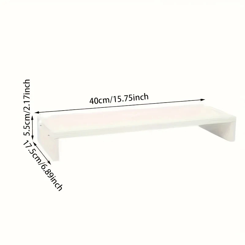 Stable Base Wood Desktop Computer Stand Eyesight Protection Protect Cervical Spine Office Laptop Riser Large Load Bearing