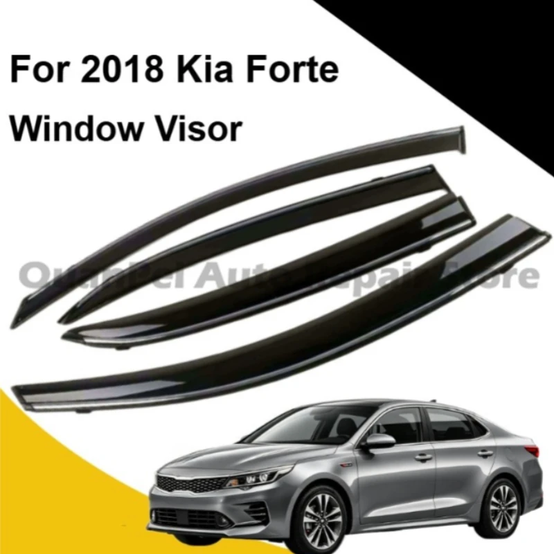 For Kia Forte 2018 Window Visor Rain Guard Side Window Exterior Accessories