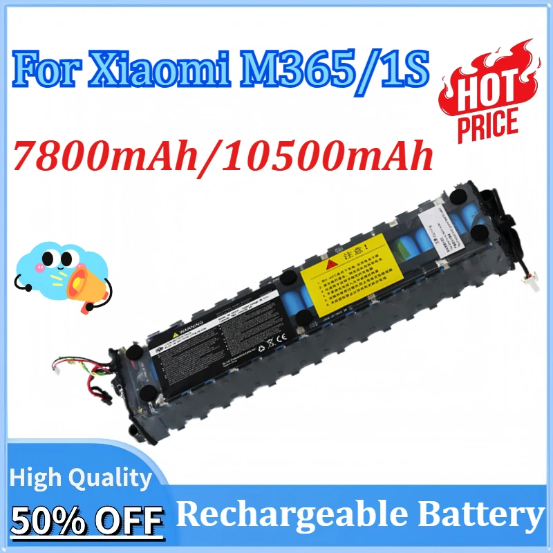 

New 36V 7800mAh/10500mAh Battery for Xiaomi M365/1S Special Battery Pack 36V Rechargeable Li-ion Battery Electric Scooter