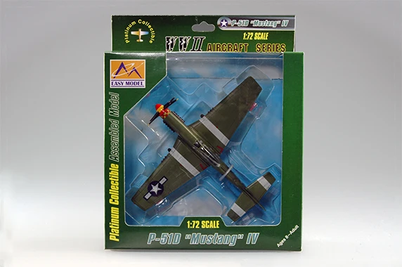 Easymodel 37294 1/72 USAF P-51D Mustang Airplane  Assembled Finished Military Static Plastic Model Collection or Gift