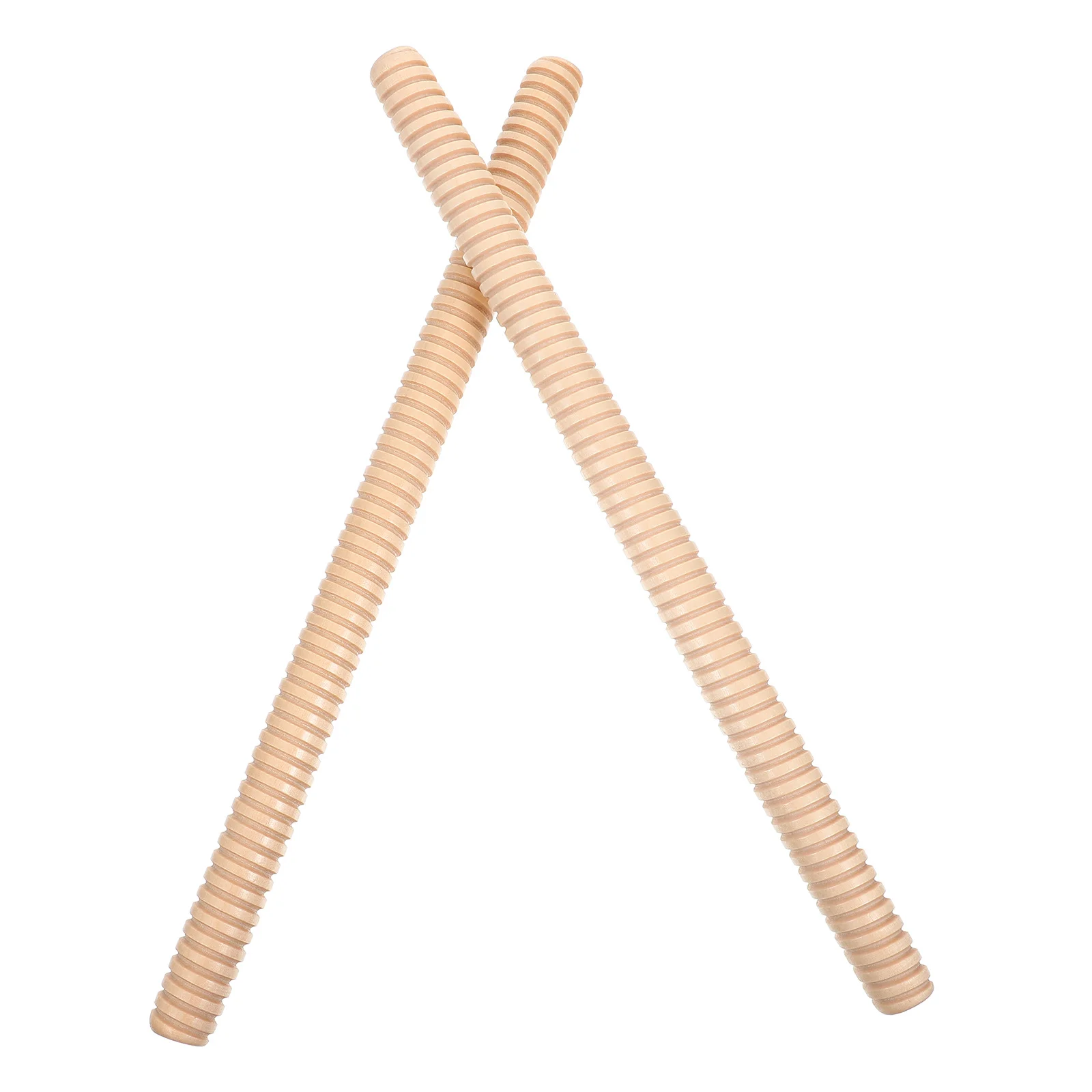 

2pcs Rhythm Sticks Wooden Musical Instrument For Natural Hardwood Claves Percussion Sticks Lightweight Safe Learning Aid