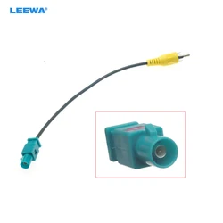 Leewa macho fakra para rca câmera cabo de retenção para mercedes/land rover/porsche/ford instalação # ca7615