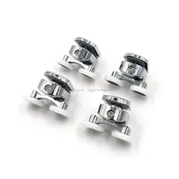 23mm/25mm/27mm Shower Door Rollers Zinc Alloy Double-Wheel Sliding Shower Door Roller Bearing Wheel Runners Replacement 5