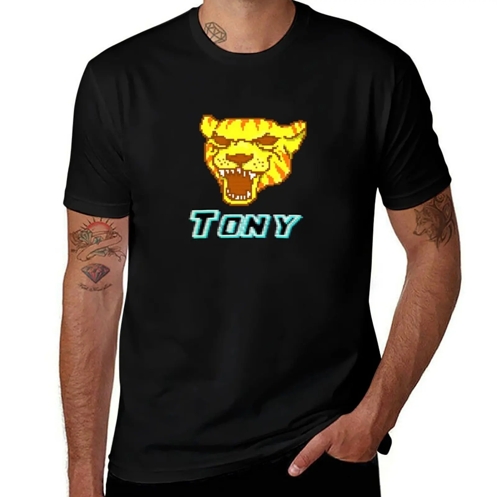 Hotline Miami - Tony ! T-Shirt Big Size Loose Fit Tee Shirt T-Shirt