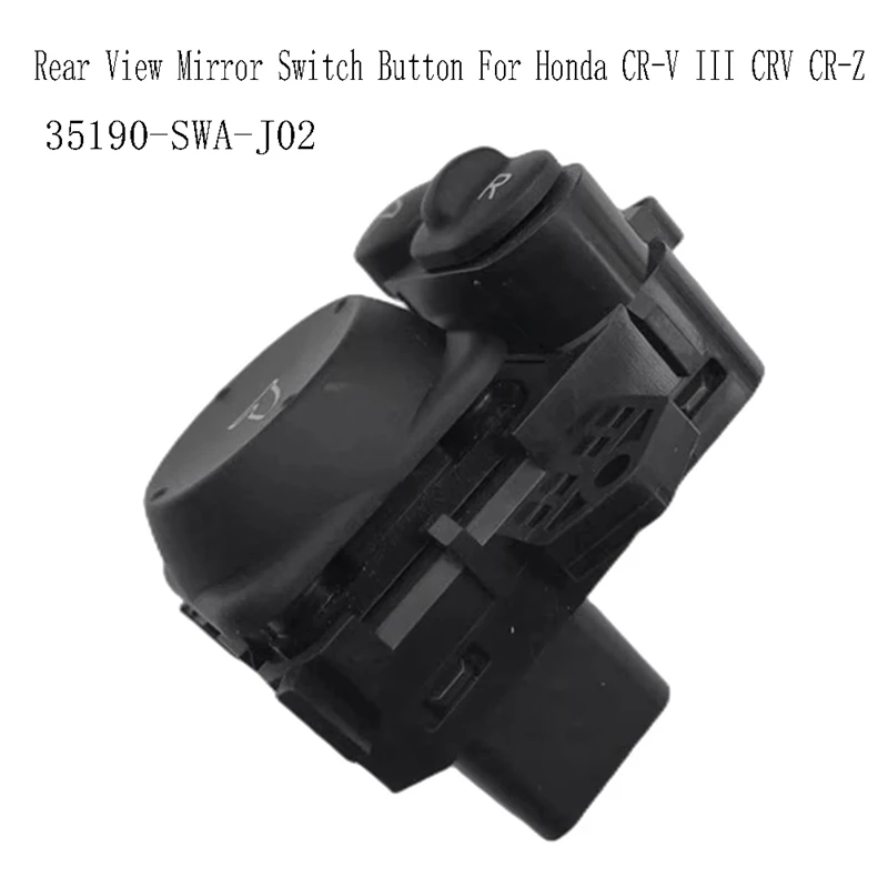 

T18C-Rear View Mirror Switch Button Reversing Folding Control Switch For Honda CR-V III CRV CR-Z 35190-SWA-J02