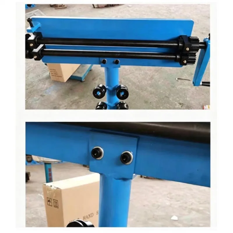 Hand Operated Iron Sheet Beading Machine Industrial Metal Plate Rolling Edge Forming Processing Equipment