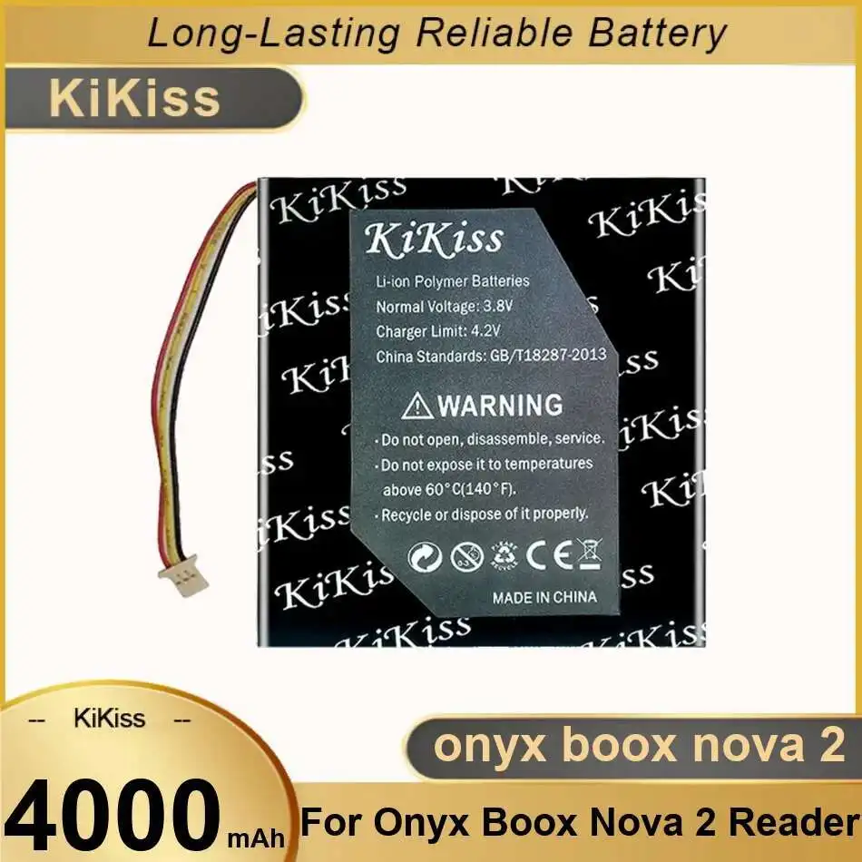 

Для считывателя Onyx Boox Nova 2, замена премиум-класса 5600 мАч E — книжная батарея, экологически чистая
