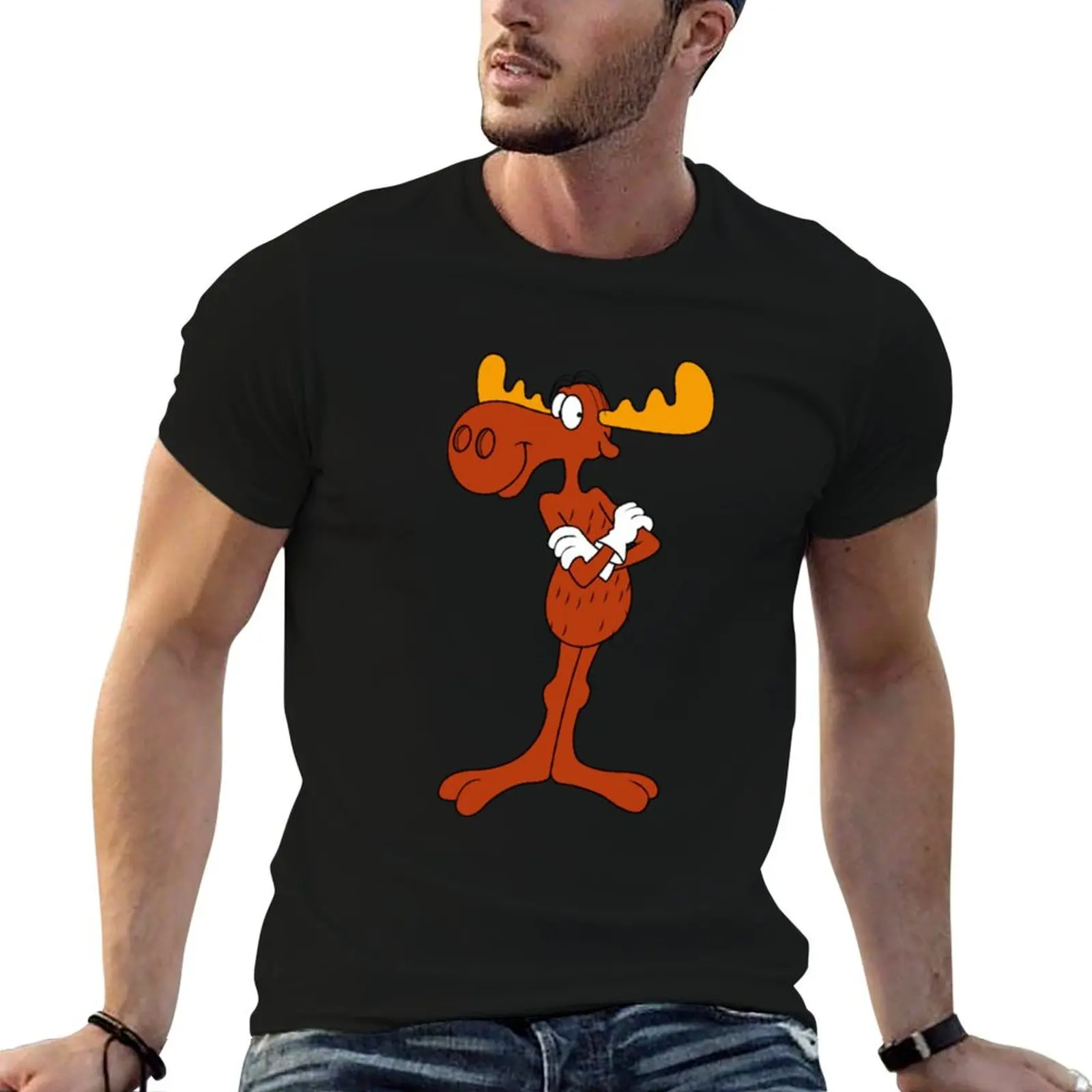 

man shirts Bullwinkle designer t man T-Shirt for g t shirt men