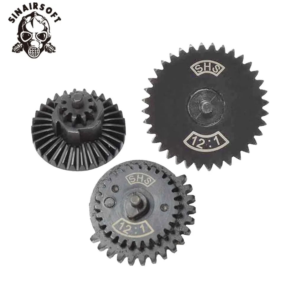 SHS Dual Sector Gear Sets For Version 2&Version 3 12:1/13:1/16:1/18:1/32:1/100:200/100:300 Gearbox For Airsoft Fb/Jm Gen.8