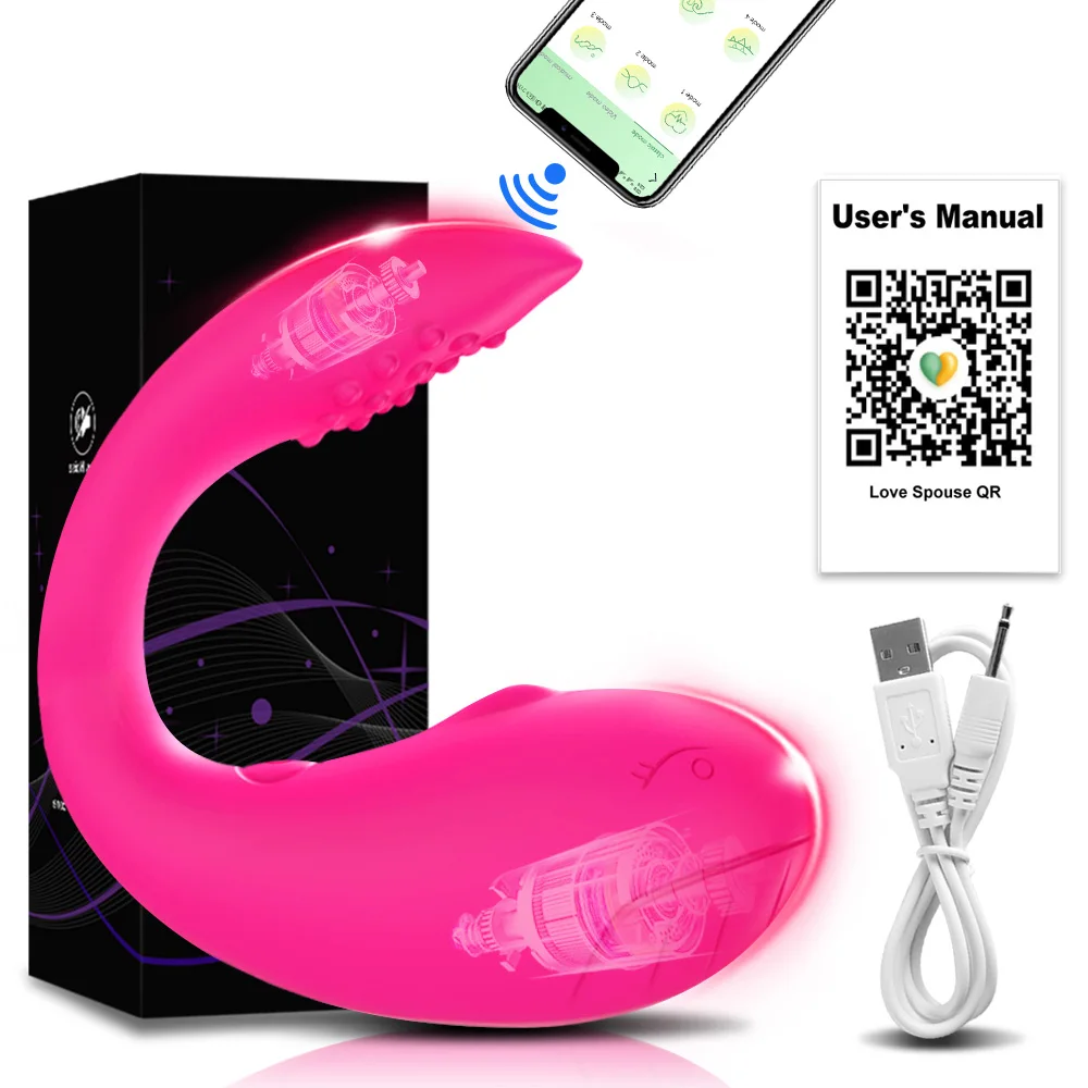 Vibrateur lapin bluetooth sans fil stimulateur clitoridien_voghion.com