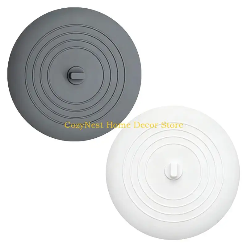 92MF Large Bathtubs Drain Stopper With Secure Suction Base Heavy Type Silicone Sink Plug for Kitchen and Bathroom