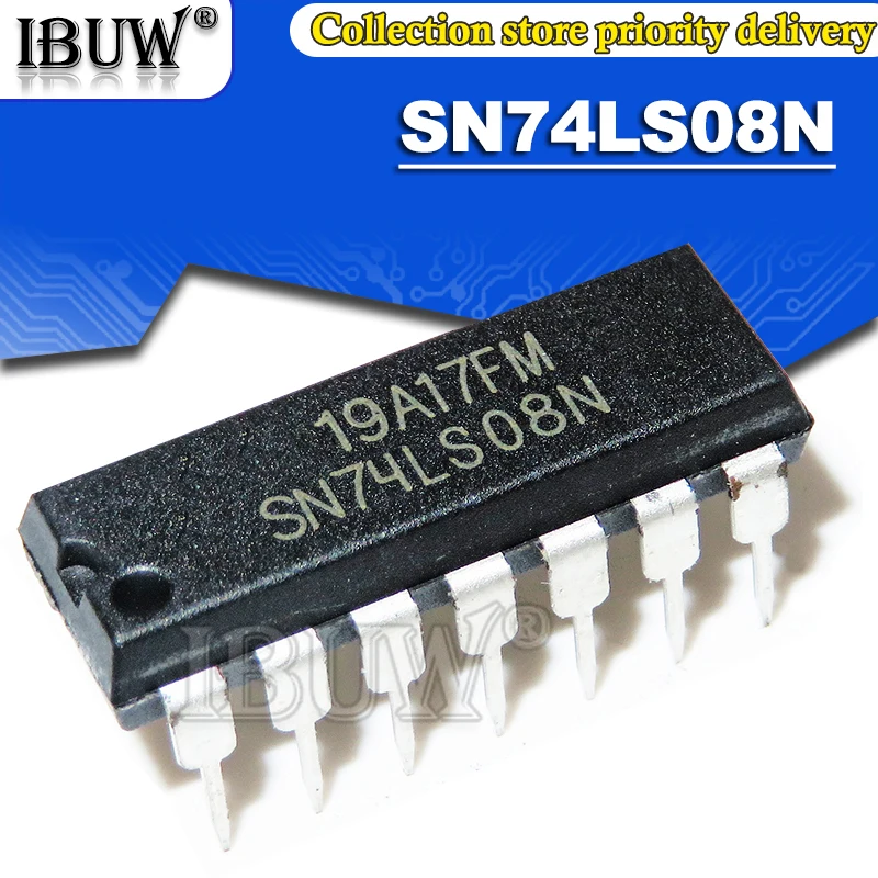 10PCS SN74LS08N DIP14 SN74LS08 74LS08N 74LS08 DIP Integrato IC