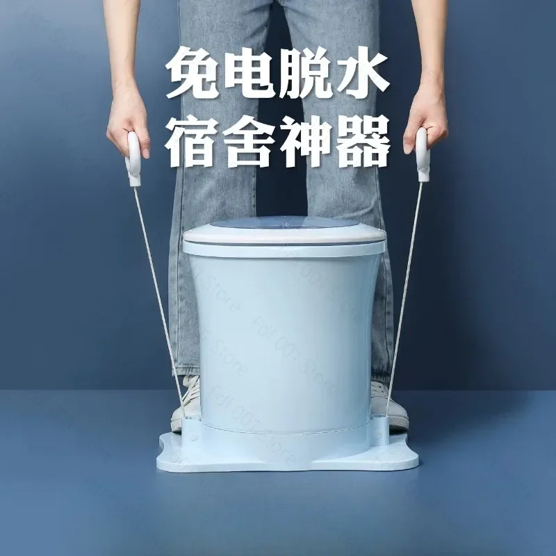 Non‑electric Portable Mini Hand Crank Laundry Machine Compact Manual Washing Machine for Dorm Travel Socks Underwear Washing