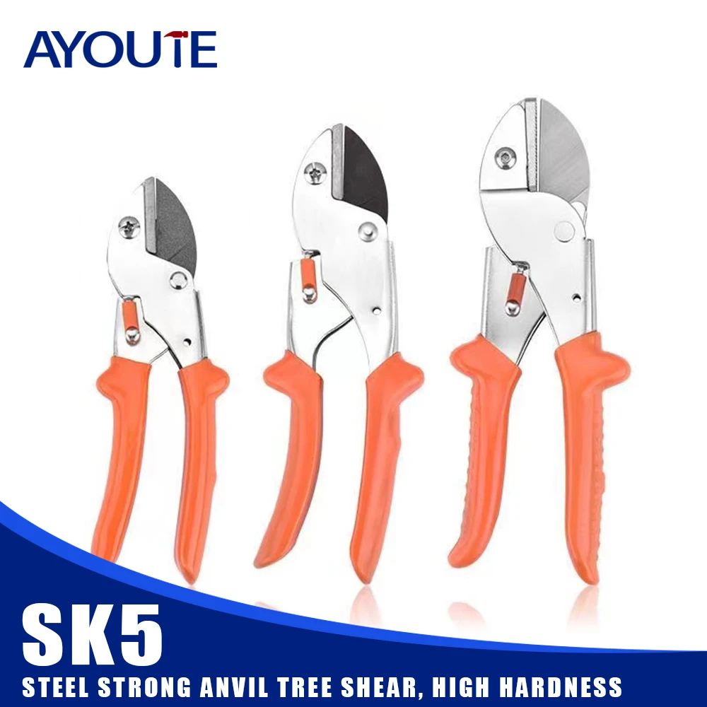 

Powerful SK5 Steel Pruning Shears Special Pruning for Branches, Fruit Pruning, Grape Pruning, Gardening Pruning, Flower Scissors