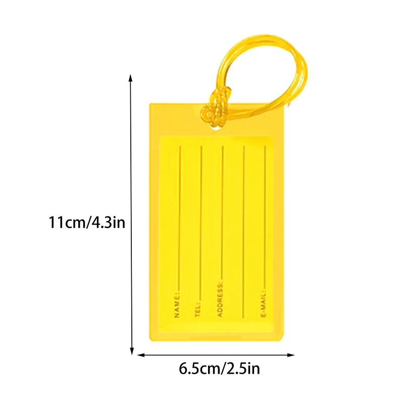 Soft Pvc Travel Luggage Tag Airplane Color Silicone Wholesale Suitcase Label Accessories Bag Name Tag Card Sleeve