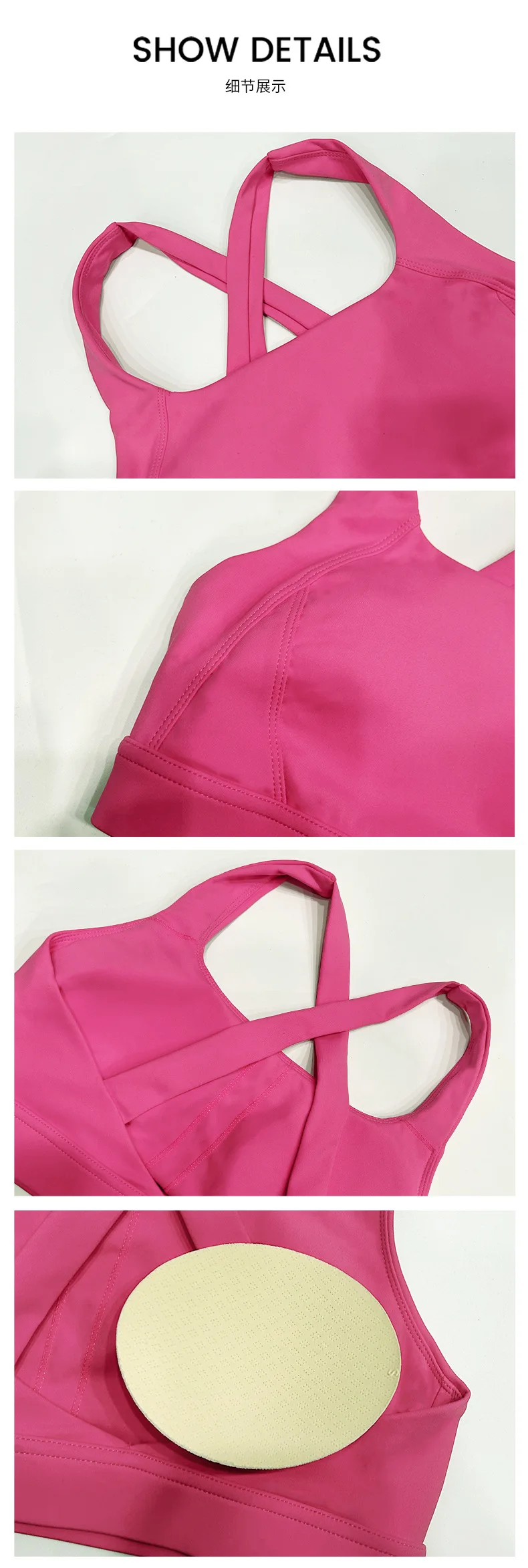 3-teiliges Damen-Fitness-Sportbekleidungs-Set, schnelltrocknend, atmungsaktiv, Langarm-Cardigan, Sport-BH, High-Waist-Leggings, Yoga-Workout-Trainingsanzug – Detail 30
