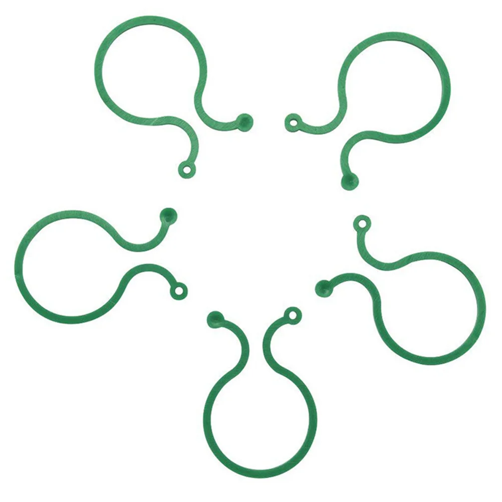 

200 pcs Garden Plant Tie Reusable Gourd Shape Snap Buckle Durable Tree Support Clips For Staking Vines Branches Cable Organizer