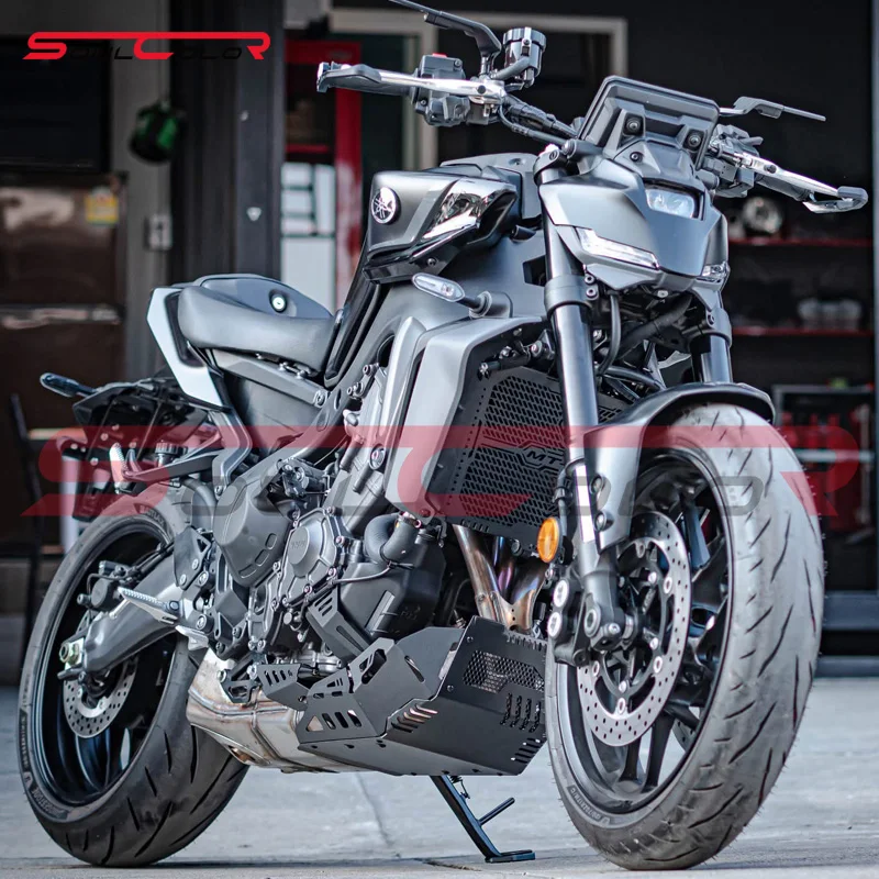 الهيكل إكسبيديشن محرك الحرس لوحة التزلج الهيكل الغطاء الواقي ل MT09 MT-09 2021 2022 2023 2024 2025 XSR900 الراسم 9 GT #4