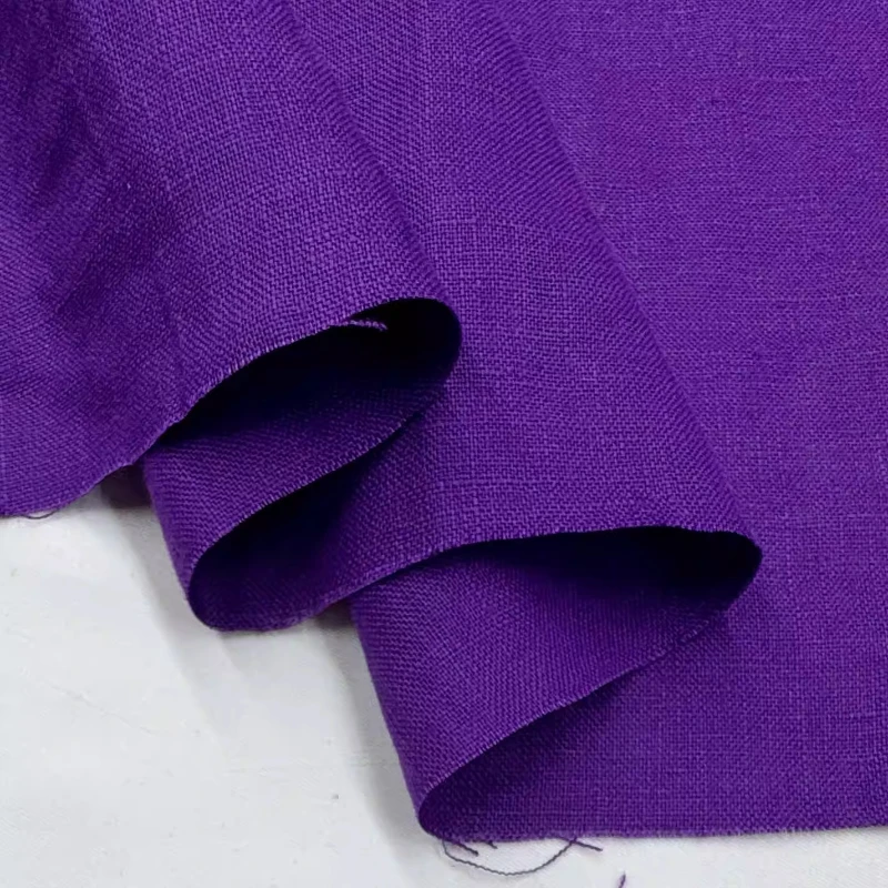 

Удобная дышащая ткань из чистого льна, стираная льняная ткань на весну и лето, платье «сделай сам», широкие брюки, легкая куртка, одежда