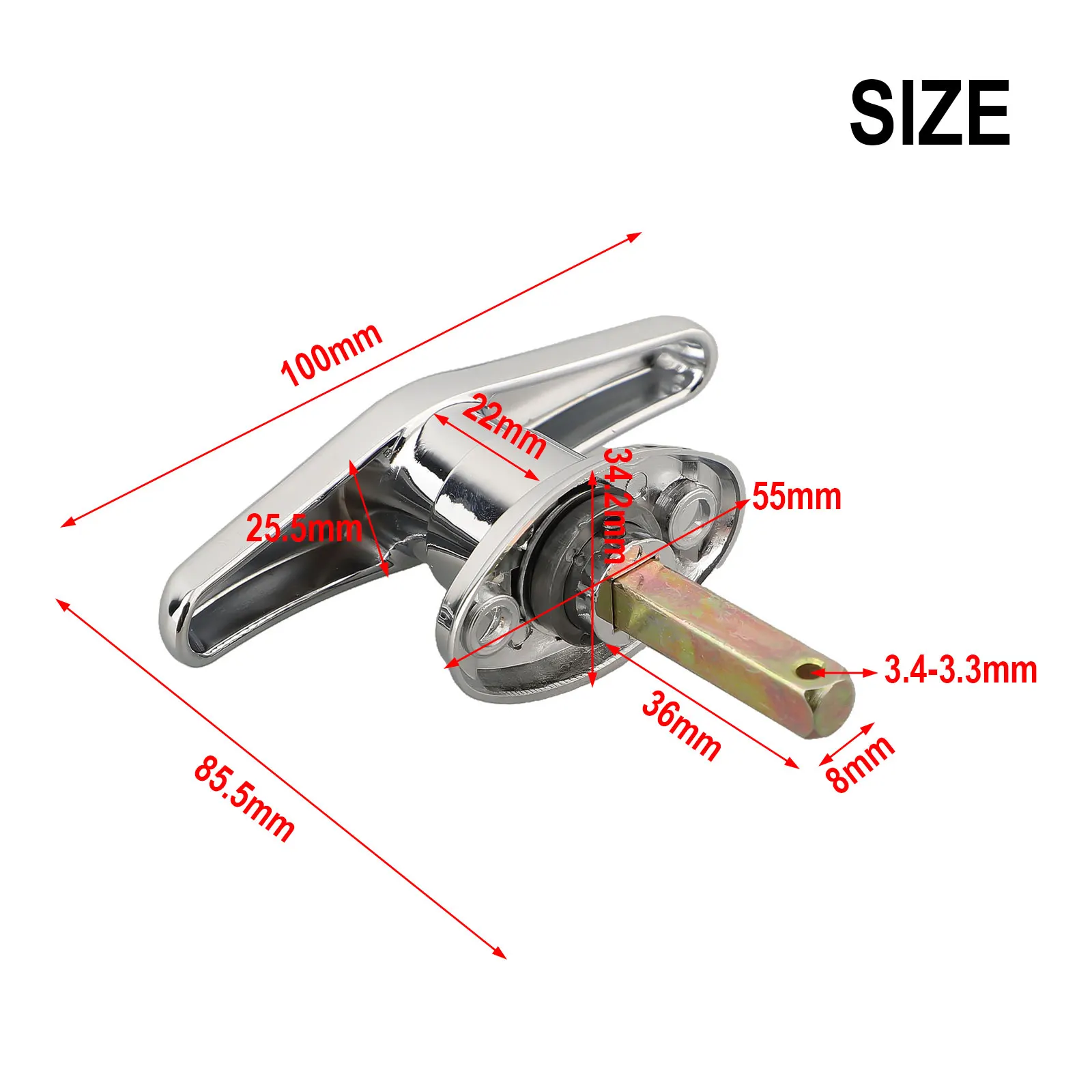 Garage Door Lock T Handle Rear Fix Keyed To Differ Caravan Garage Shed Campervan Navajas Herramientas Multimeter