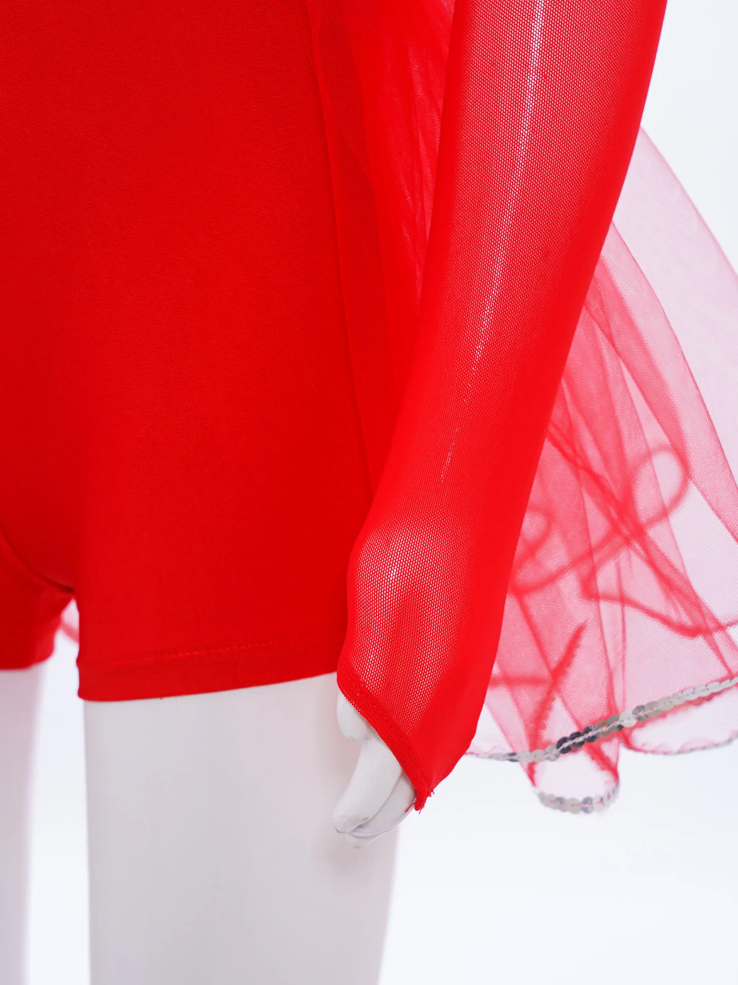 Vestido de baile de Ballet para niños, disfraz de actuación, leotardo de entrenamiento de gimnasia con lentejuelas brillantes, corpiño con falda de tul, ojo de cerradura en la espalda