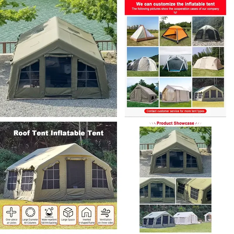 2026 Hot Sale for Large Cotton Outdoor Waterproof Inflatable Tent for Party Family Camping