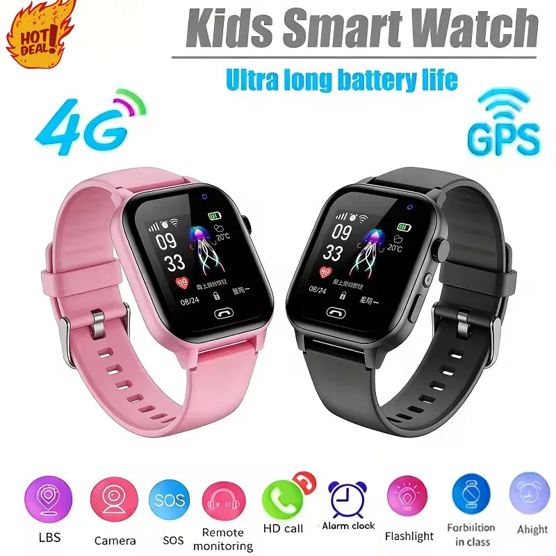 relogio-inteligente-infantil-2g-com-wifi-sos-gps-chamada-de-video-cartao-sim-camera-tela-sensivel-ao-toque-a-prova-d'Agua-para-criancas-ht22
