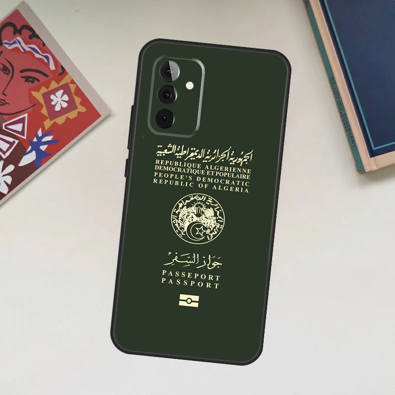 Algerian Algeria Passport Case For Samsung Galaxy A15 A25 A14 A34 A54 A12 A22 A32 A52 S A51 A71 A13 A23 A33 A53 Cover