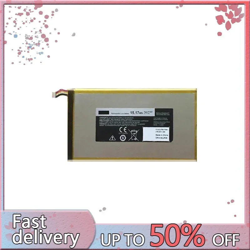 4100mAh Battery P706T for DELL Venue 7 3730 venue 8 3830 T02D T01C T02D002 T02D001 0CJP38 02PDJW 3.7v 15.17wh