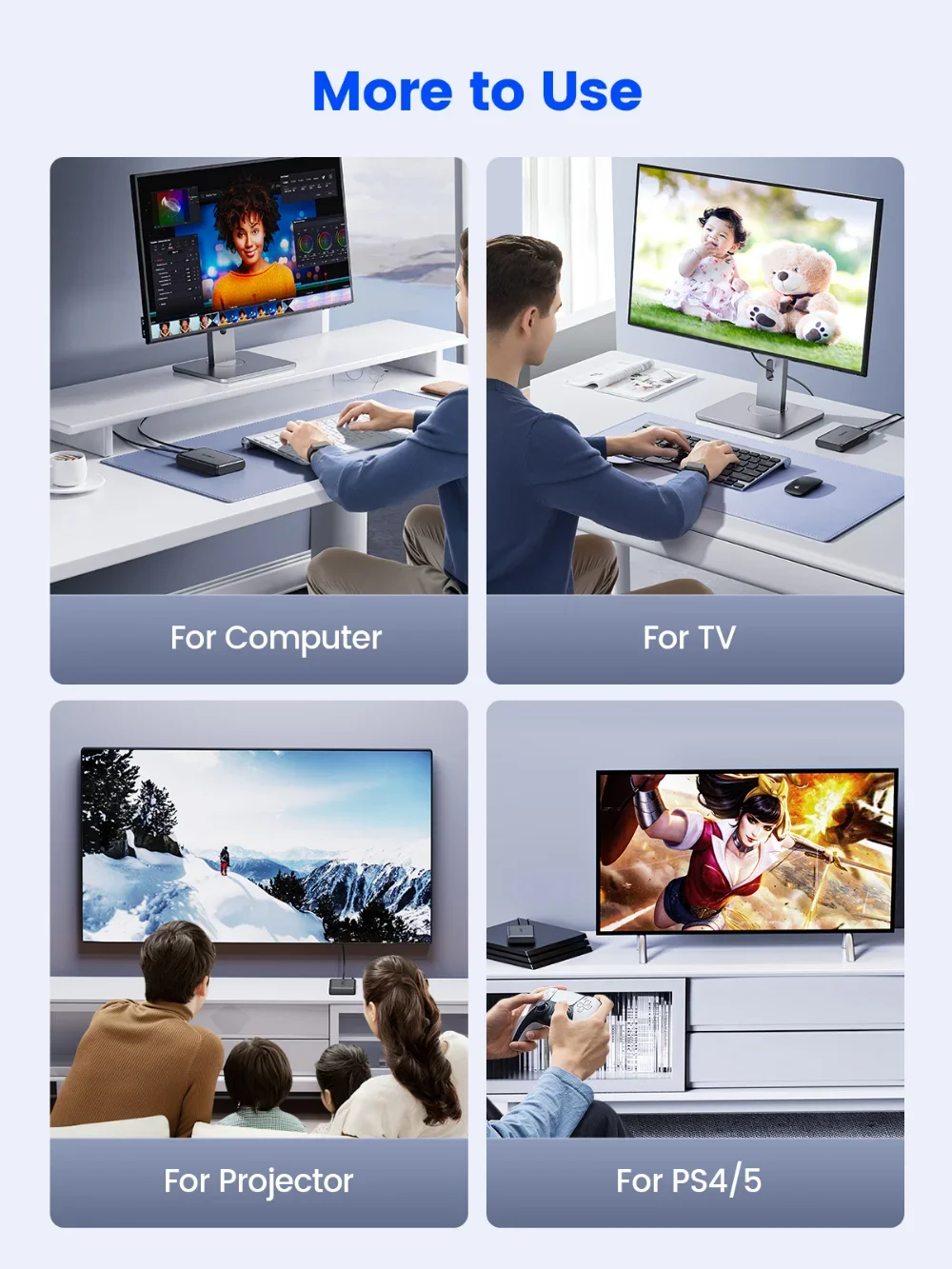 ORICO 2.5/3.5 Inci HDD Docking Station Tipe-c Hard Drive Enclosure SATA Ke USB3.0 USB CExternal Hard Drive Enclosure untuk Casing PC