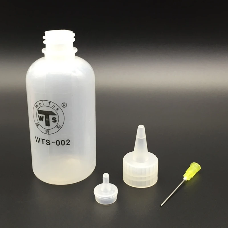 바늘 팁 접착제 병 100ml 플라스틱 Dropper 병 플라스틱 손 병 클리너 DIY 수리 병 빈 병 작은 Dropship